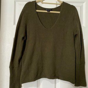 olive green sweater